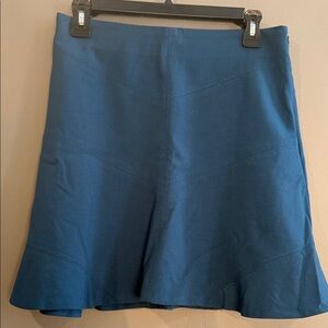 Loft Women’s Blue Flared Skirt
